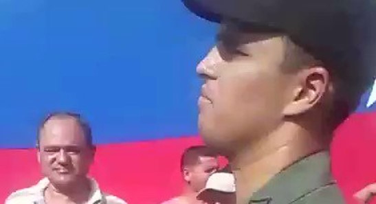 VIDEO: El GNB gocho que abandonó la represión… cable militar lo confirma