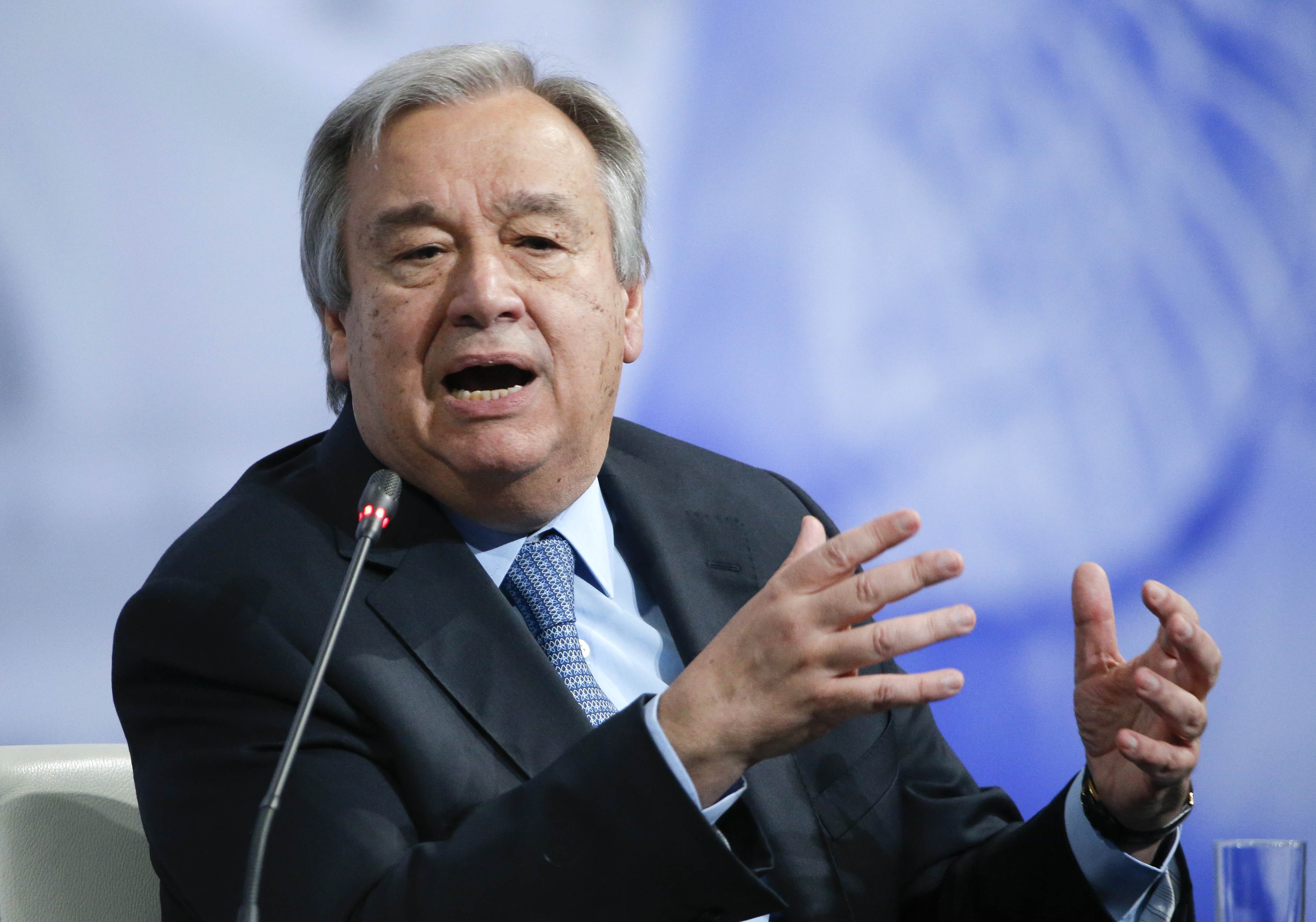 Guterres ve urgente una concertación entre Gobierno y oposición
