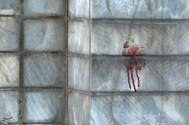 Blood is seen at the scene of an attack on the Iranian parliament in central Tehran, Iran, June 7, 2017. Tasnim News Agency/Handout via REUTERS ATTENTION EDITORS - THIS PICTURE WAS PROVIDED BY A THIRD PARTY. FOR EDITORIAL USE ONLY. NO RESALES. NO ARCHIVE.