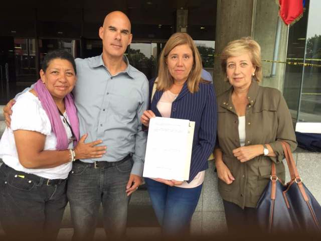 (De derecha a izquierda) Maria Elena Arnal, Maria Eugenia Redondo, Gorka Carnevalli y Carmen Gonzalez. Foto: Nota de prensa