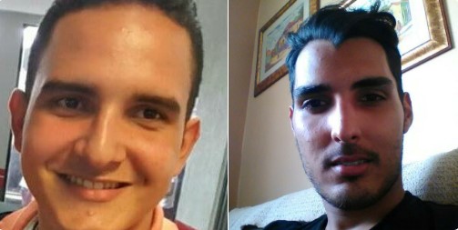 Luis Sulbarán(17) y Jesús Montilla(25)