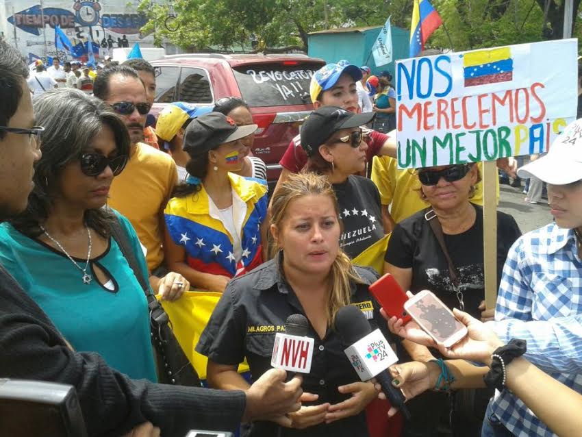 Milagros Paz rechaza terrorismo de Estado impuesto por Maduro para mantenerse en el poder