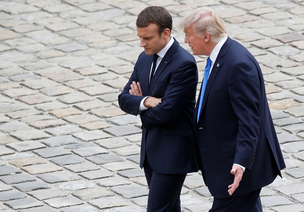 La relación Trump-Macron, entre amabilidad y desconfianza