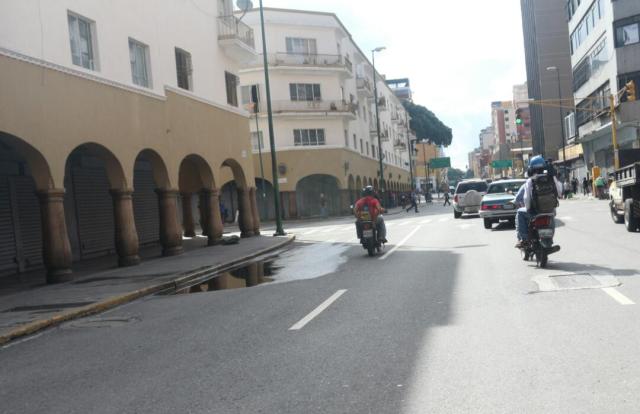 El Silencio y la avenida Baralt de Caracas, miércoles 26 de julio. Foto: Regulo Gómez - LaPatilla.com