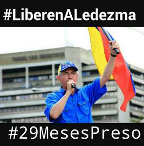 El alcalde Antonio Ledezma continúa ilegalmente detenido