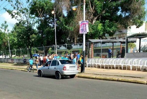 Foto: En San Félix colocaron sillas para los votantes... y se quedaron vacías / Cortesía 