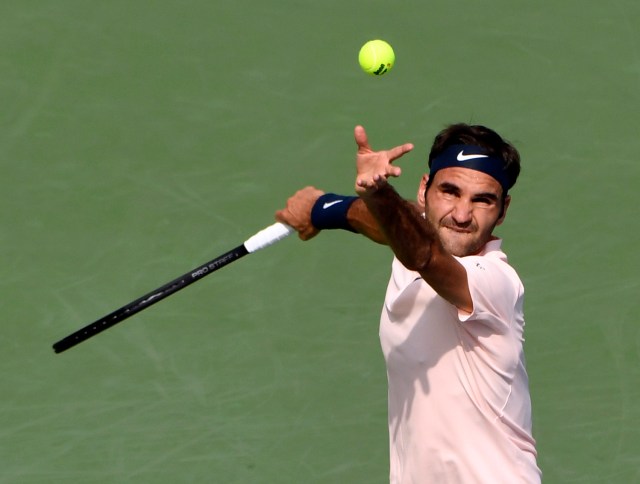 El tenista suizo Roger Federer.  Eric Bolte-USA TODAY Sports