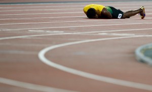 En Fotos: La dolorosa despedida del once veces campeón mundial, Usain Bolt