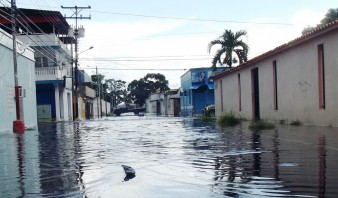 Fueron varias las calles anaquenses que quedaron bajo el aguaFoto: Natividad Ávila
