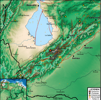Sismo de magnitud 4.5 se registró en el estado Mérida