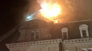 Incendio en la embajada de Ecuador en Washington DC (fotos y video)