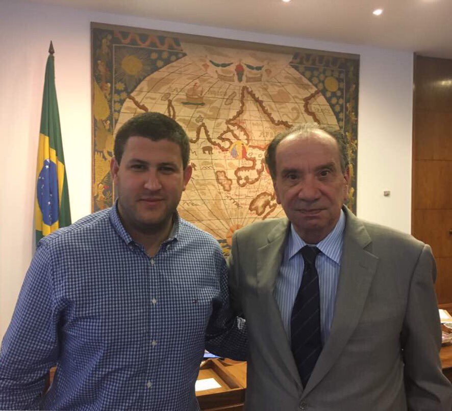 David Smolansky sostuvo reunión con Canciller de Brasil