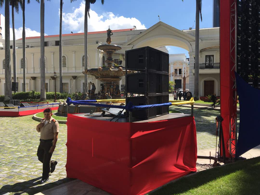 Así se encuentra el Palacio Federal Legislativo a la espera de los gobernadores rojos (FOTOS)