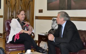 Secretario de la OEA, Luis Almagro se reunió con Mitzy Capriles de Ledezma