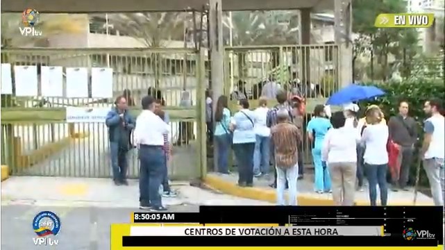 Denuncian que no han abierto centro electoral de Universidad Nueva Esparta 8:51am