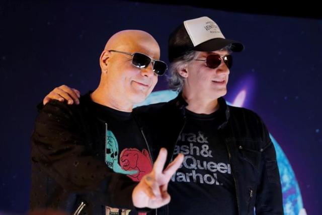  Los integrantes del grupo argentino Soda Stereo, Charly Alberti (d) y Zeta Bosio (i). EFE