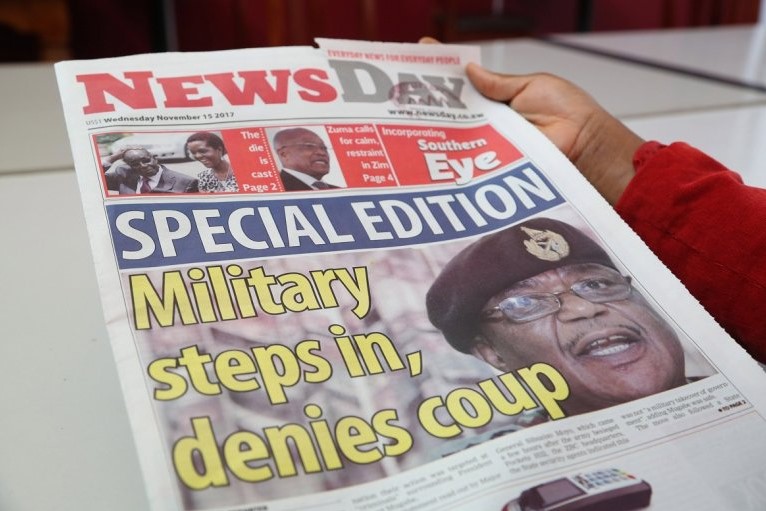 Principales protagonistas en golpe militar de Zimbabue