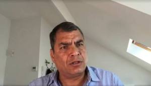 Expresidente de Ecuador Rafael Correa niega haber buscado asilo en Bélgica