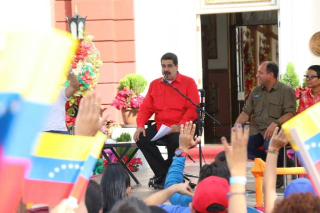 El presidente Nicolás Madruo (Foto: @PresidencialVen)