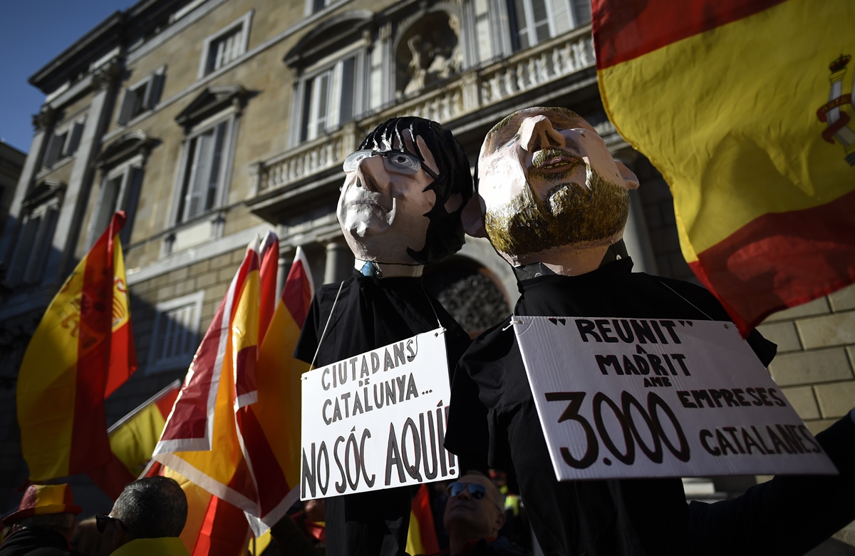 La crisis catalana resucita los fantasmas del franquismo