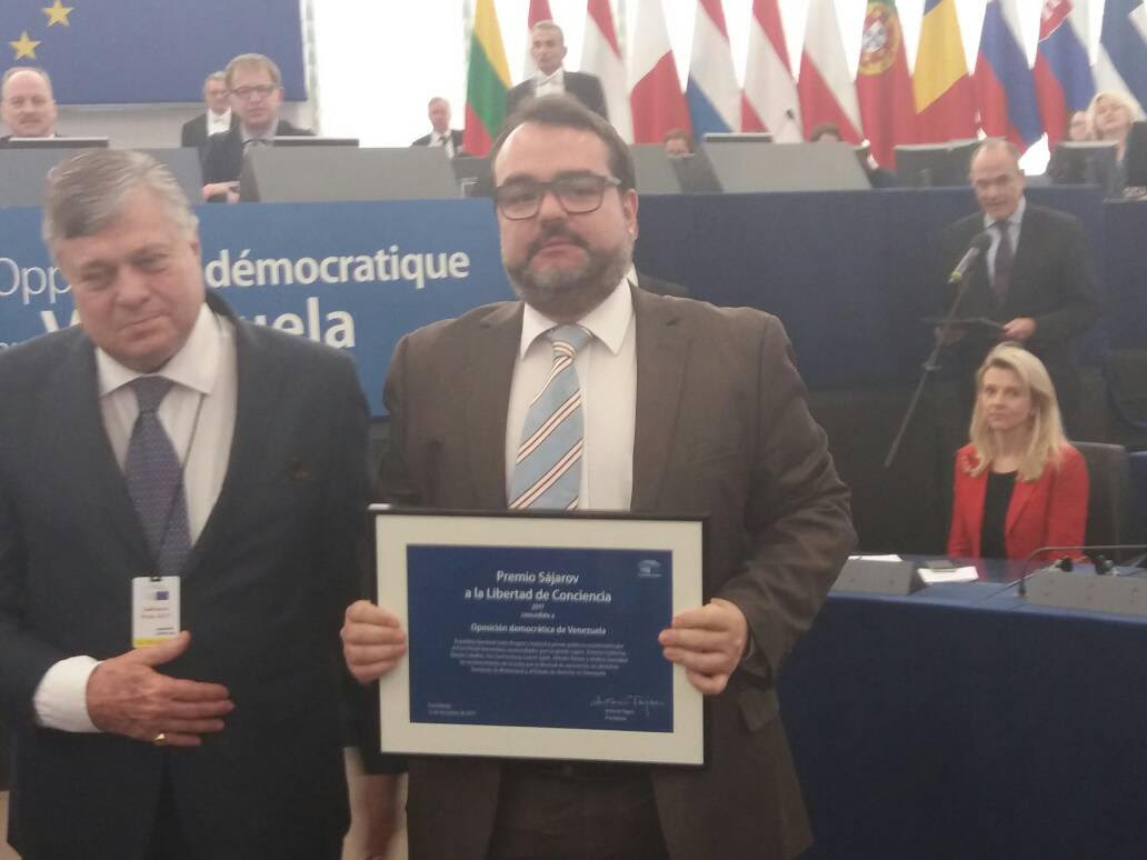 Guédez: El Premio Sájarov reinvindica la lucha de Alfredo Ramos y de todas las víctimas de la represión