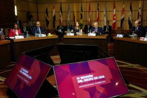 Grupo de Lima se reúne en Perú para adoptar medidas sobre periodo gubernamental ilegítimo de Maduro