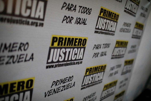Logo del partido Primero Justicia REUTERS/Marco Bello