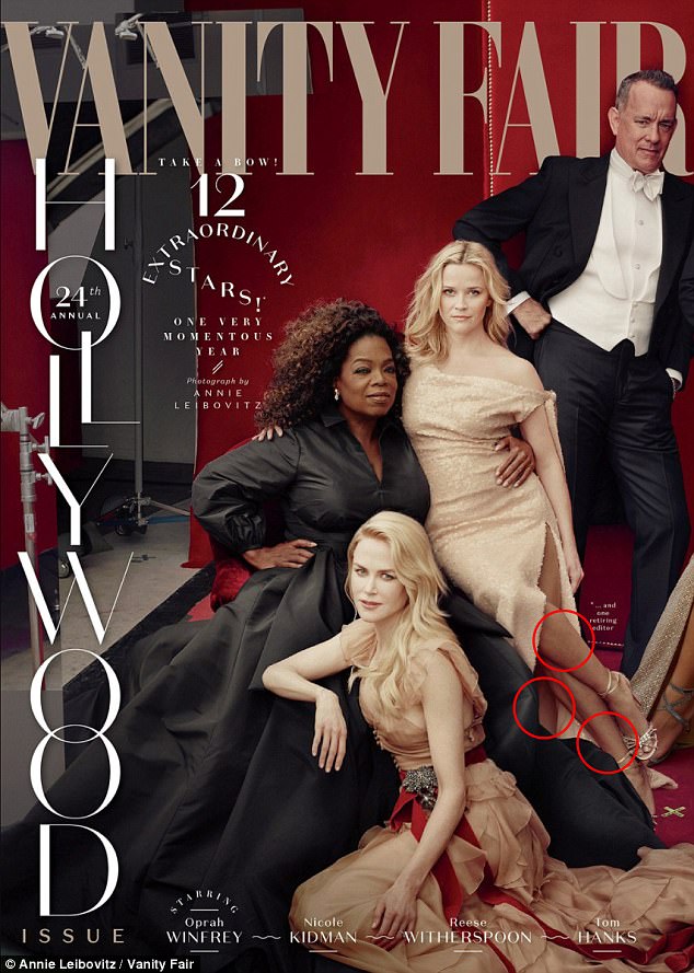 “Acepto tu tercera pierna porque sé que aceptas mi tercera mano”, le dice Oprah a Reese Witherspoon (fotos)