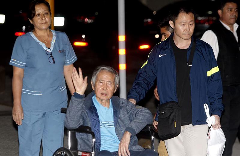 Fujimori fue trasladado a clínica de Lima por una aparente arritmia cardíaca
