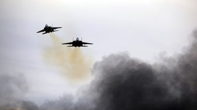 Dos aviones F-15 de la Fuerza Aérea de Israel. Imagen ilustrativa. Amir Cohen / Reuters
