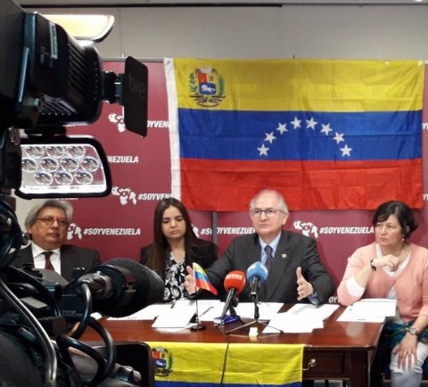 Presentación de la agenda del movimiento político Soy Venezuela en Miami (Foto extraída de las redes sociales)