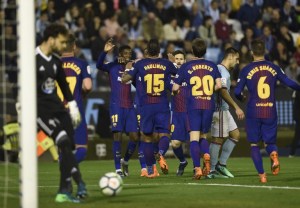 El Barcelona tropieza tras empate en el campo del Celta