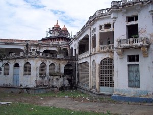El hotel Miramar de Vargas en ruinas (foto)