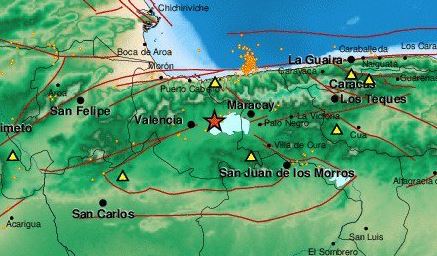 Fuerte sismo sacude Caracas, Valencia y Puerto Cabello