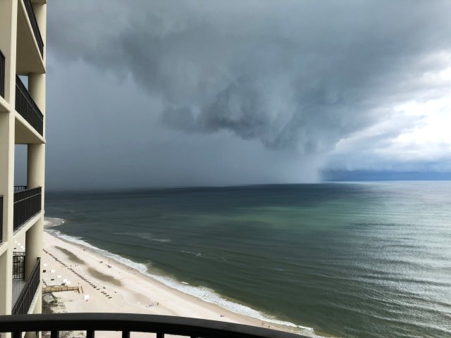 Subtropical Storm Alberto arrives at Orange Beach, Alabama, U.S., May 28, 2018, in this picture obtained from social media. David Green/@dsg_dukester/Twitter/via REUTERS   THIS IMAGE HAS BEEN SUPPLIED BY A THIRD PARTY. MANDATORY CREDIT. NO RESALES. NO ARCHIVES