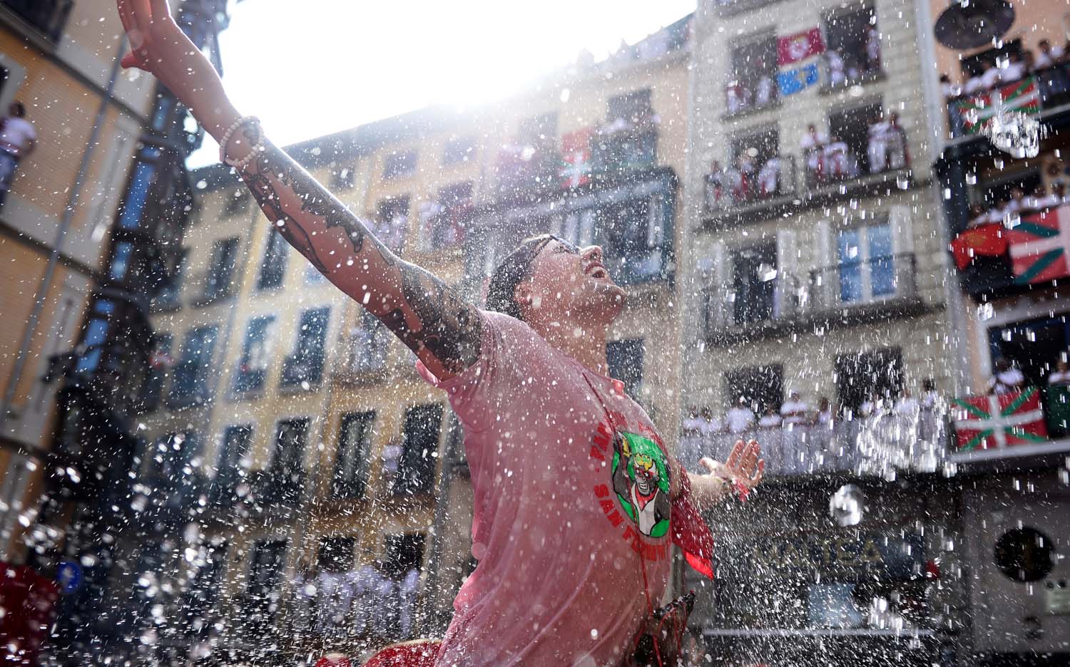 El Chupinazo de San Fermín 2018 (Fotos)