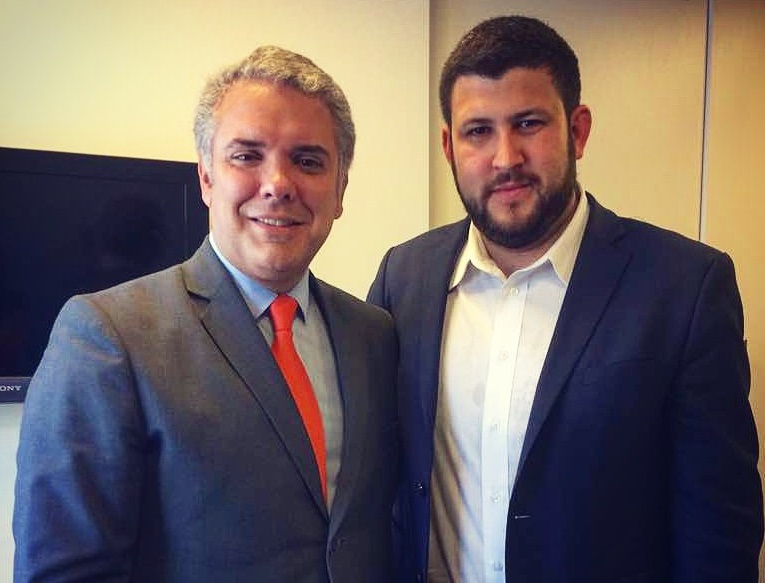 David Smolansky abordó con Iván Duque la crisis humanitaria en Venezuela