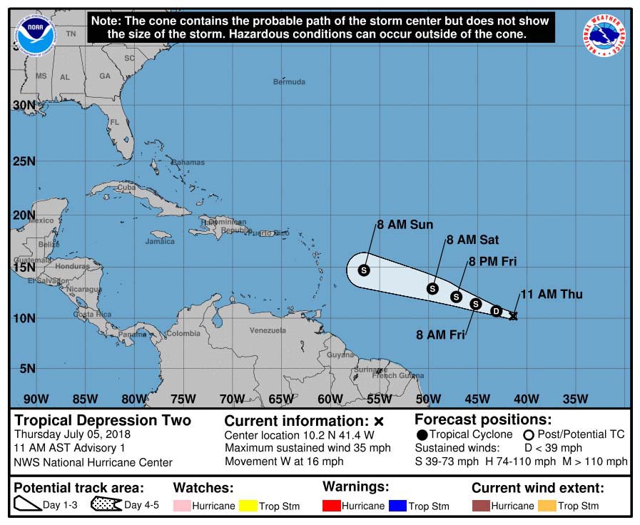 El huracán Beryl se fortalece mientras se aproxima a las Antillas Menores