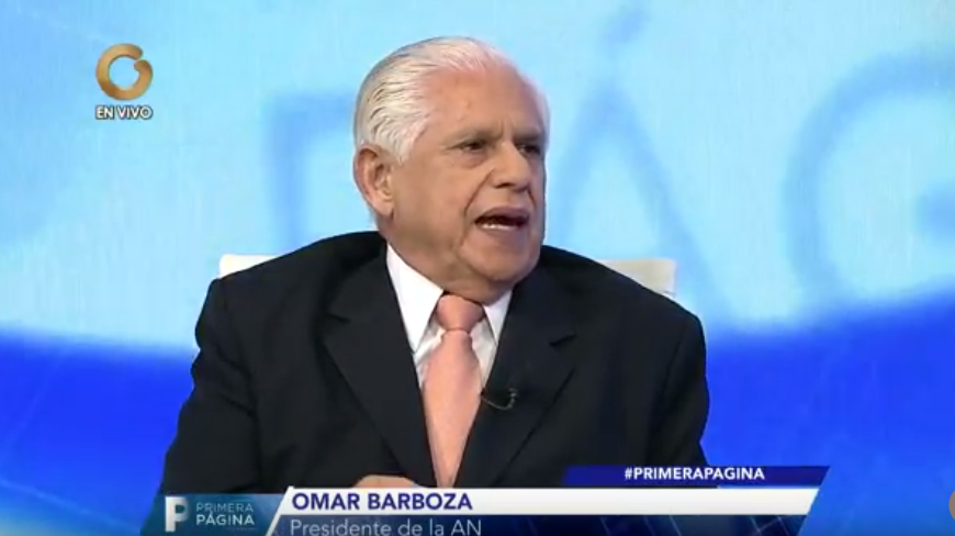 Omar Barboza: El objetivo de nombrar en desacato a la AN es para evitar el control del gasto público