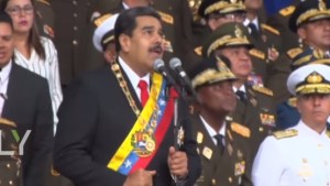 EN VIDEO: Así vivió Maduro la explosión en la Avenida Bolívar