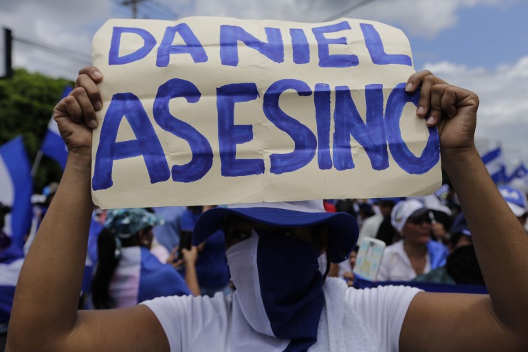 Oposición nicaragüense convoca a nuevo paro nacional para exigir la salida de Ortega