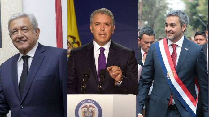 Estos son los desafíos que enfrentarán los nuevos presidentes de México, Colombia y Paraguay