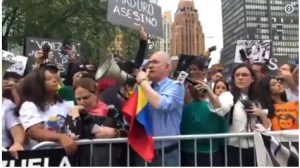 Ledezma agradece a Haley tras participar en concentración de venezolanos en Nueva York (Video)