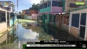 Habitantes de Bolívar denuncian falta de atención a damnificados tras crecida de los ríos (video)
