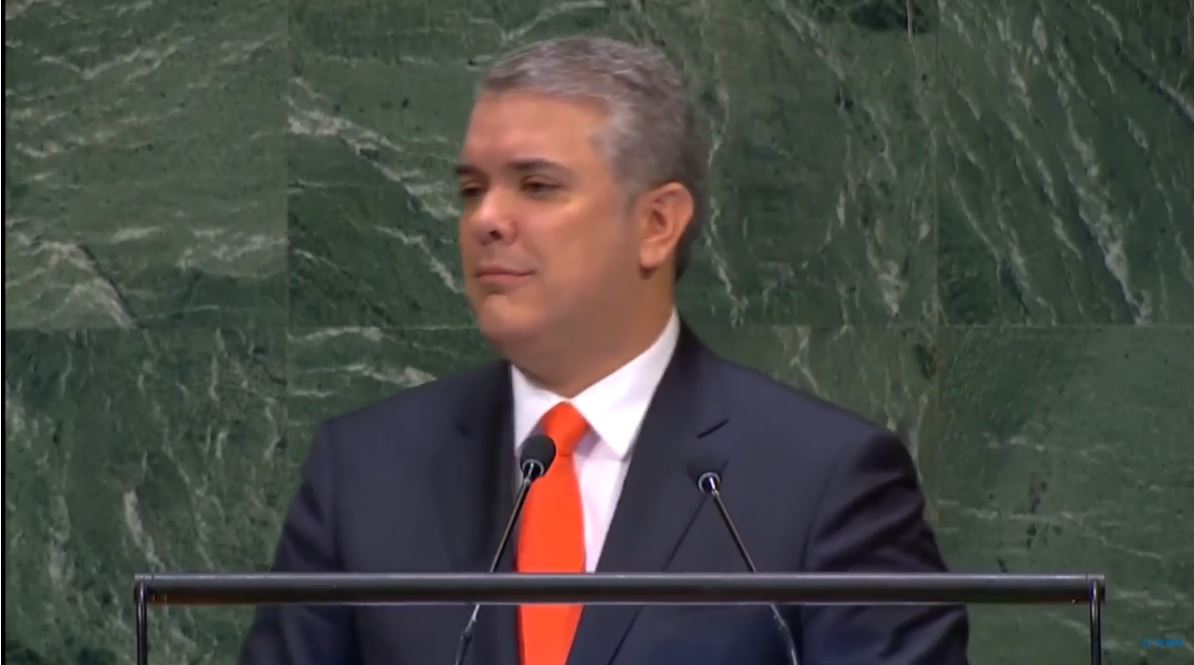 Se espera que Duque exponga los vínculos del chavismo con grupos armados en la ONU (Video)