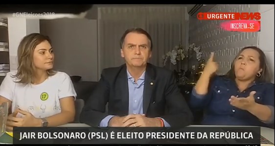 Primeras palabras de Bolsonaro como presidente: Vamos juntos a cambiar el destino de Brasil