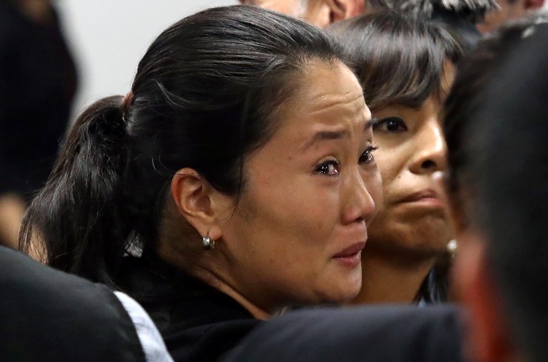 Keiko Fujimori recibe la visita de su hermano Kenji en la prisión de Lima