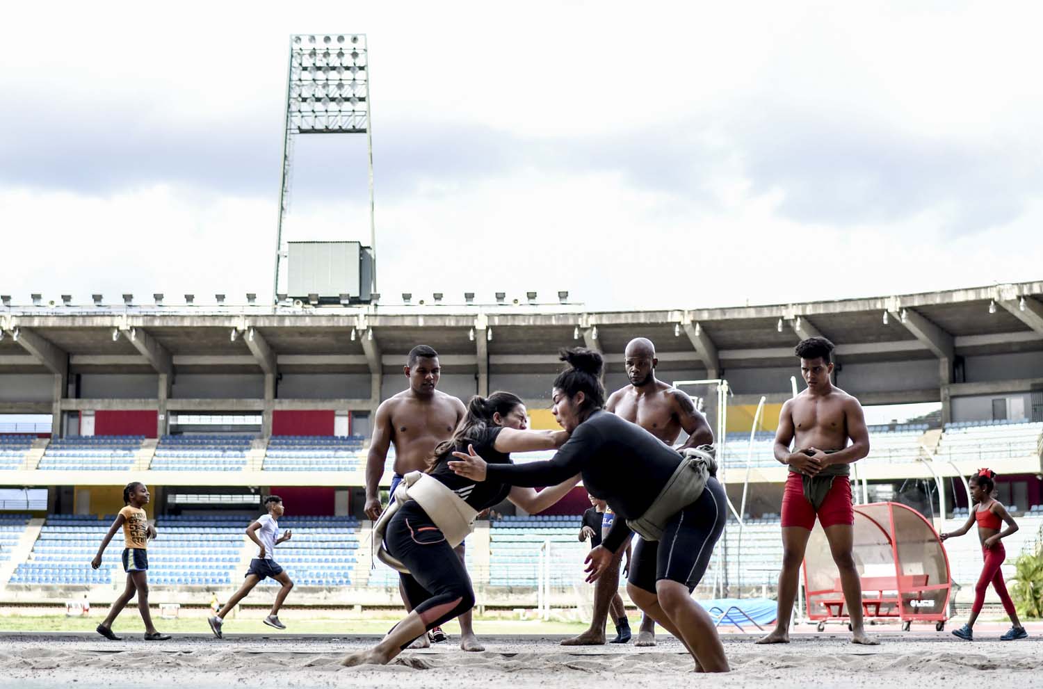 ¿Sumo en Venezuela? Otra lucha contra una pesada crisis (Fotos)