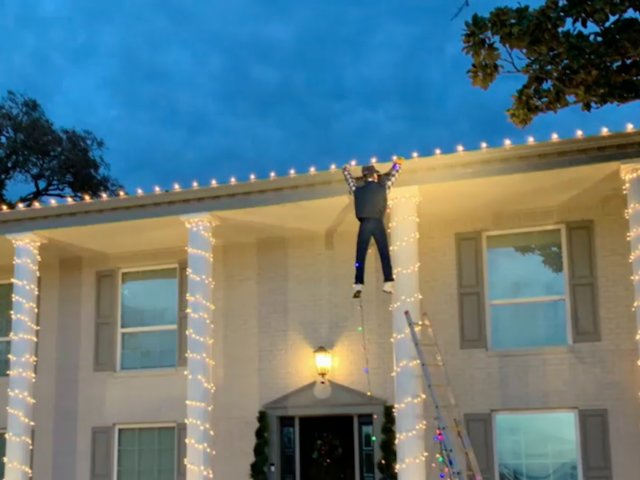 Un concurso de decoraciones navideñas termina con llamadas a la policía (foto y video)