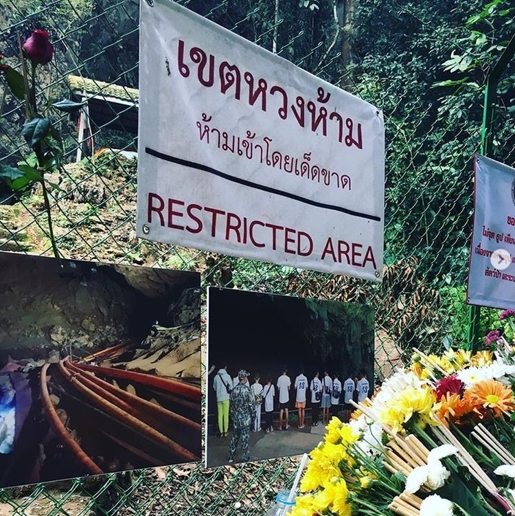 Así está la cueva de Tailandia en la que quedaron atrapados los 12 jóvenes futbolistas (Fotos)